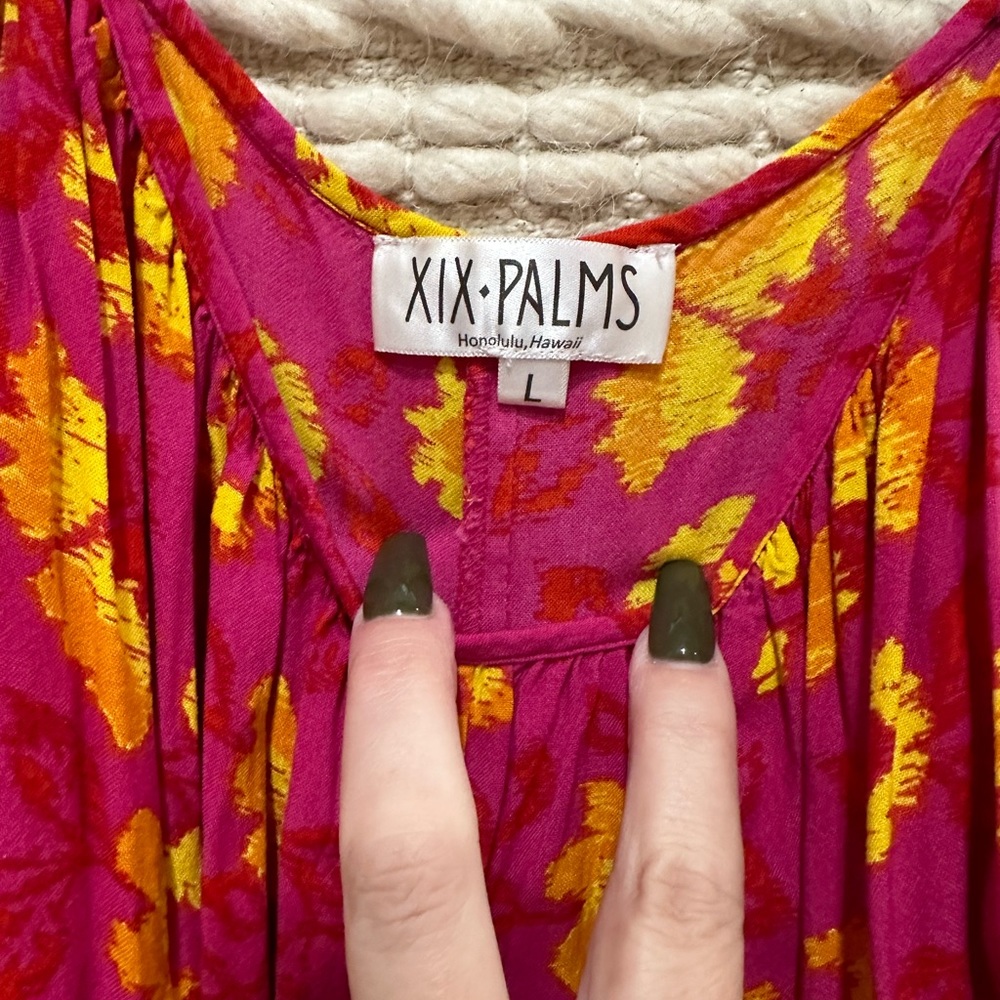 XIX palms jumpsuit Large - Picture 3 of 5